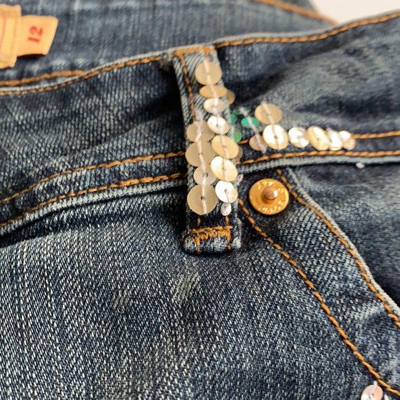 Apple Bottom Jeans Size 12 Bedazzled - Picture 11 of 11